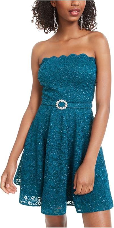 City Studio Womens Sleeveless Strapless